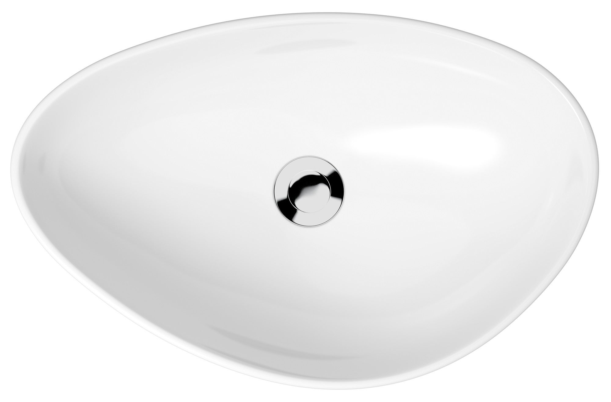 Umywalka nablatowa cersanit Moduo 55 cm biała