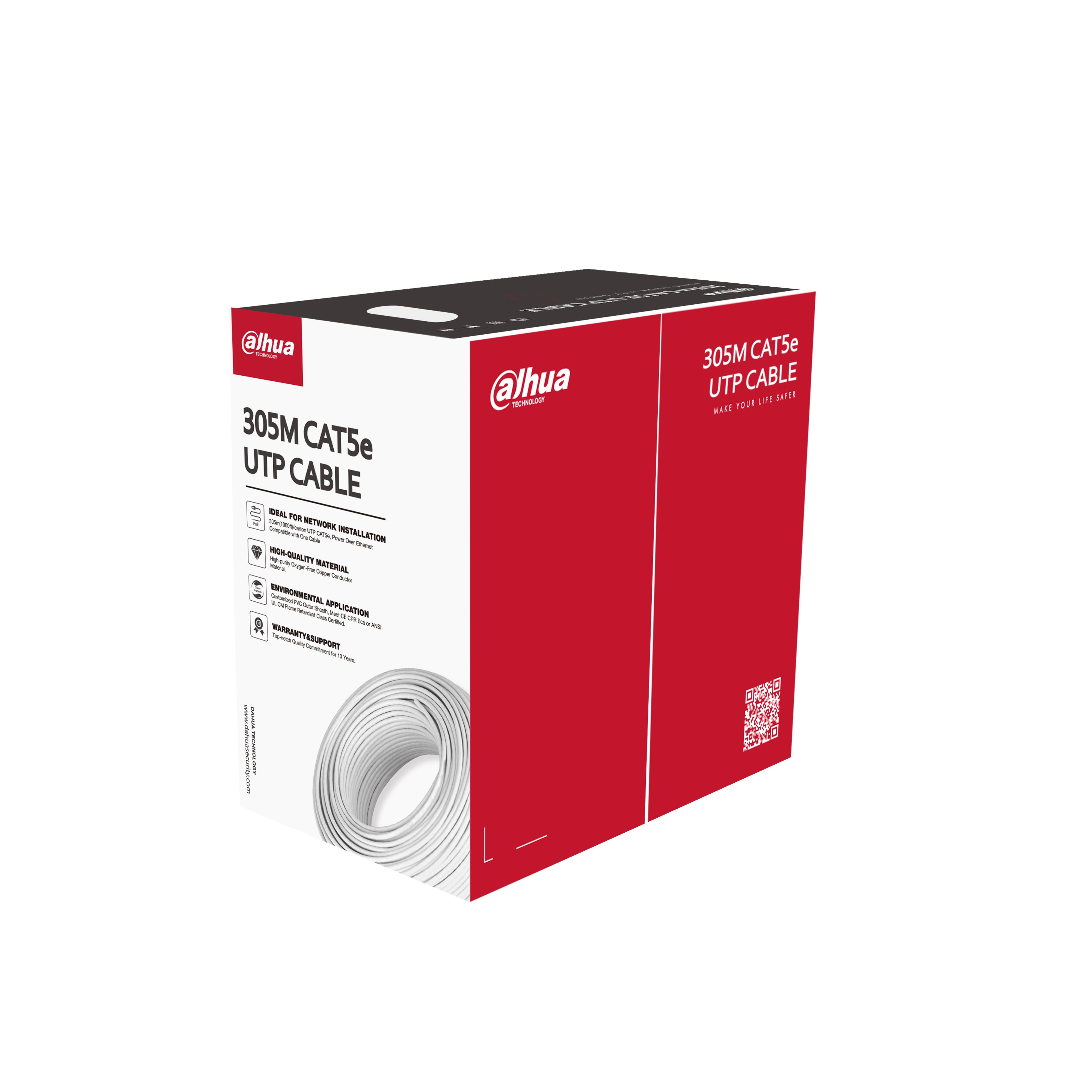 Kabel UTP (U/UTP) kat 5e 305m Dahua 1