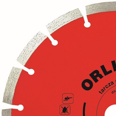 Tarcza diamentowa segmentowa 230x22,2 mm ORLIK 1