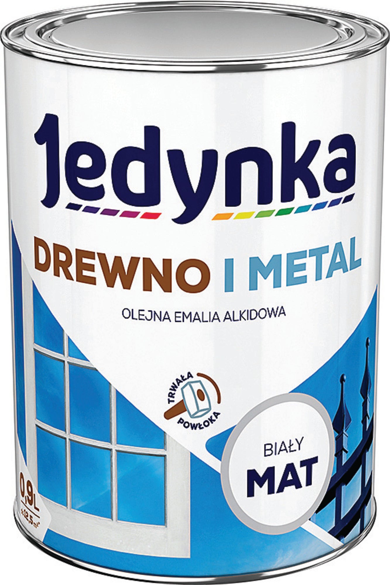 Emalia alkidowa Jedynka biały 0,9l