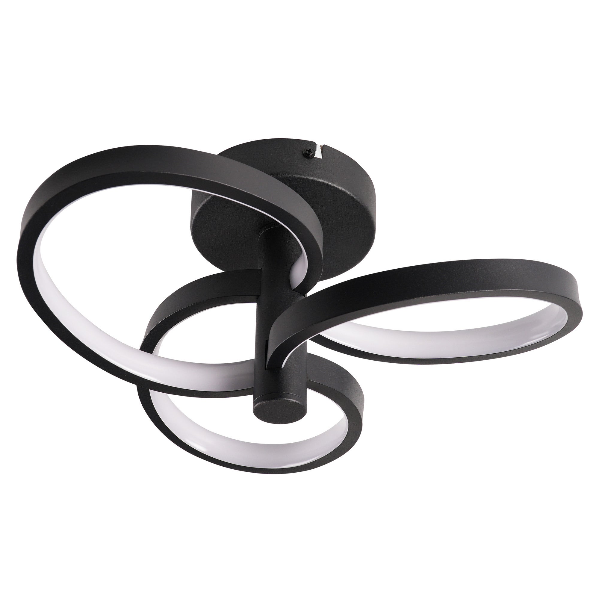Lampa ścienno-sufitowa LED Ribbon 12W 1700lm czarna