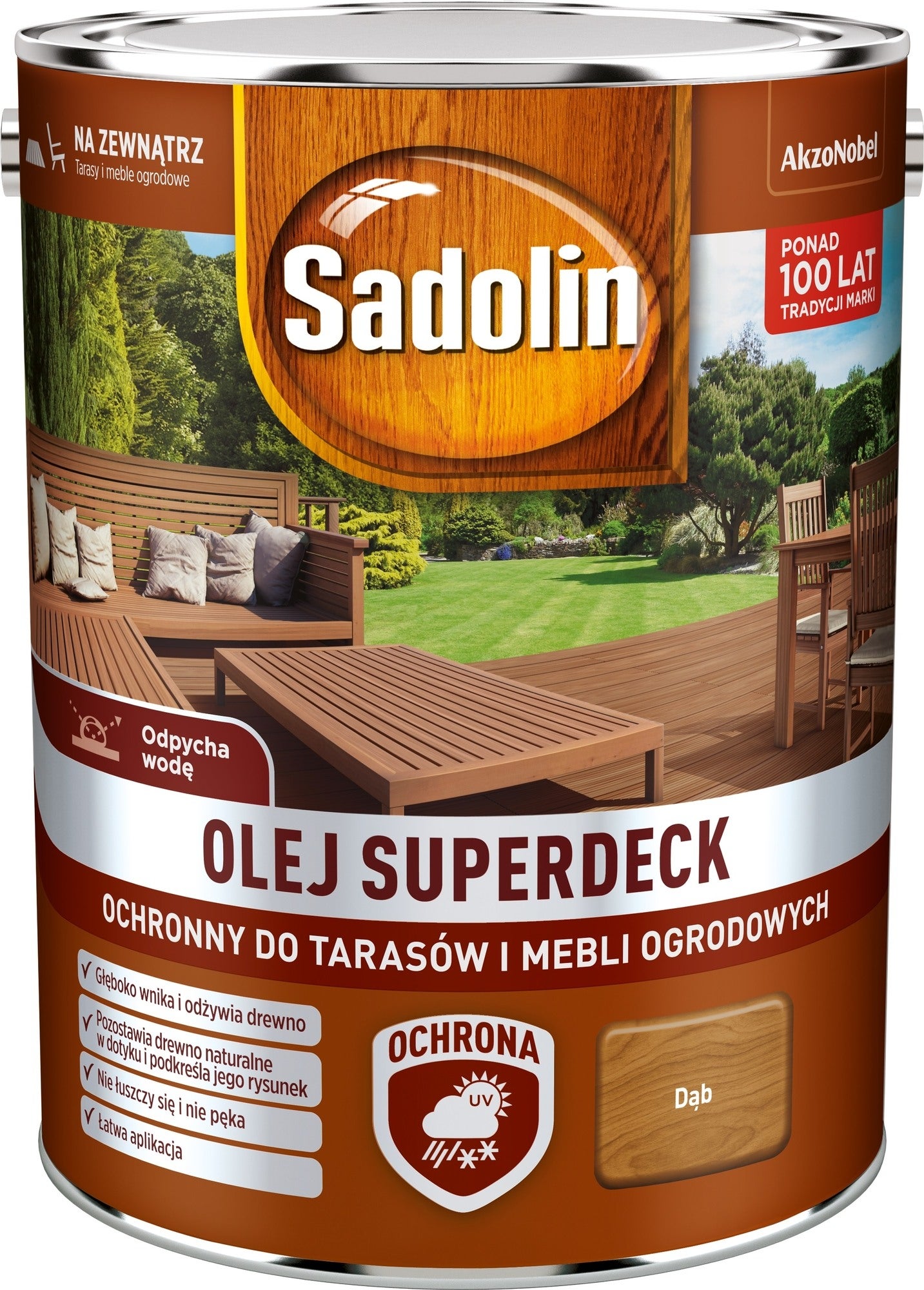 Olej Sadolin Superdeck dąb 5l