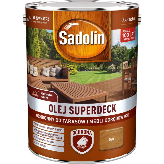 Olej Sadolin Superdeck dąb 5l