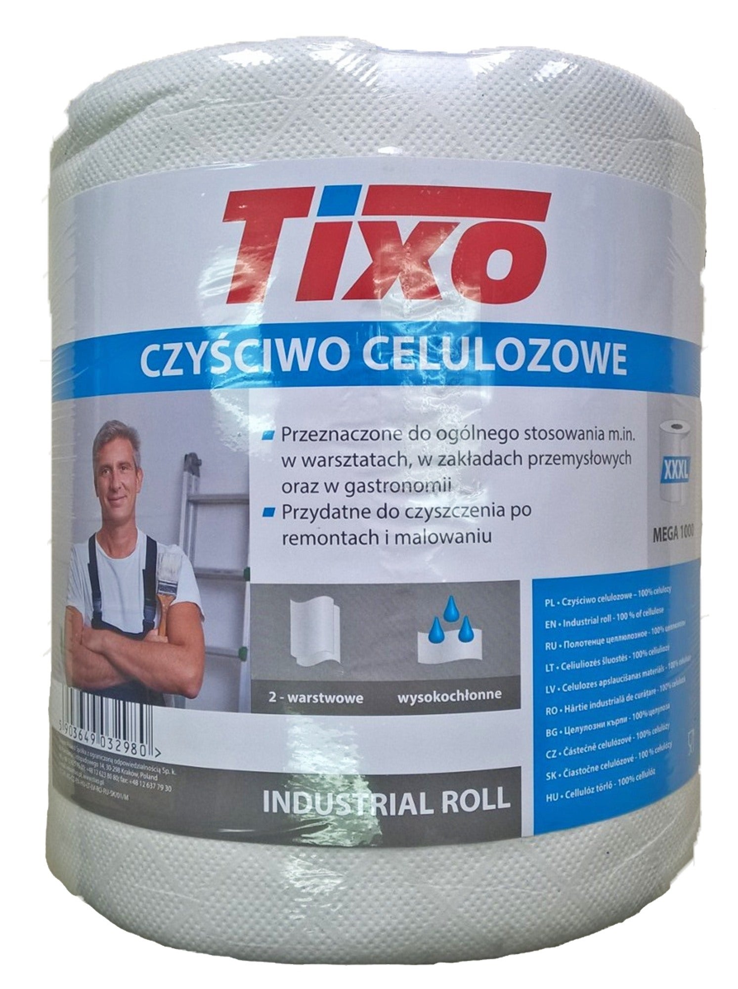 Czyściwo celulozowe Tixo 440 listków 0