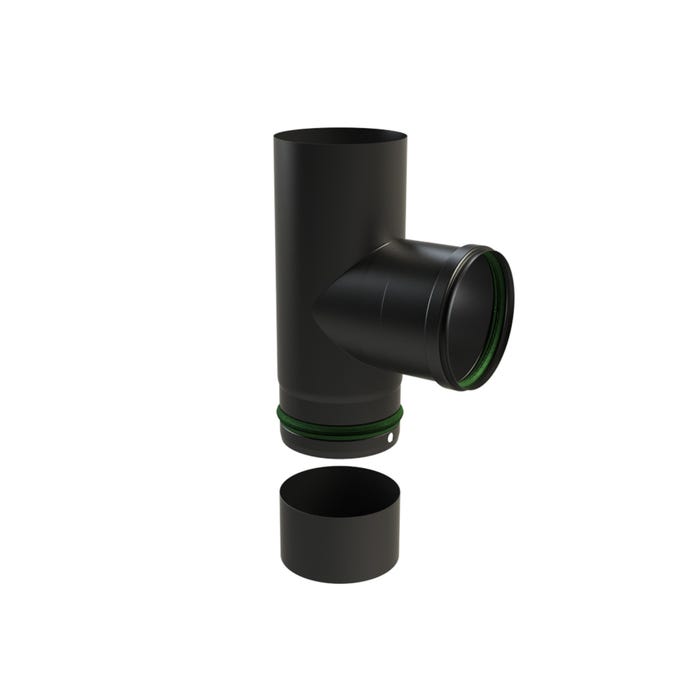 Trójnik LP TRS-VD 80 mm 90° z deklem