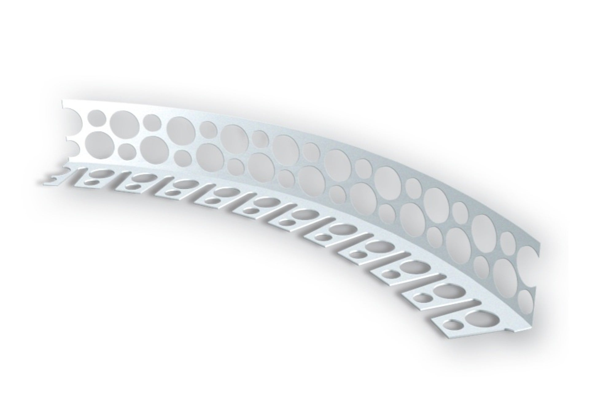 Narożnik PCV perforowany do łuków 2.5 m 1
