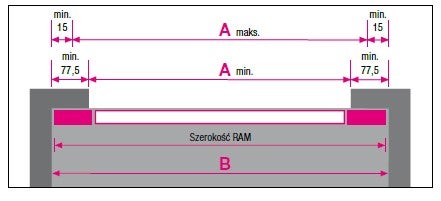 Brama uchylna GSL 2500x2125, brąz 2