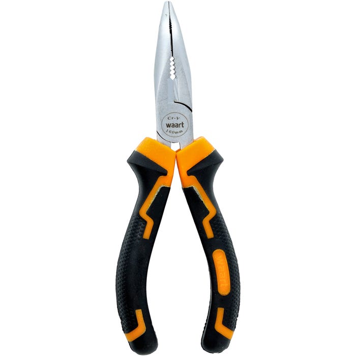 Szczypce wydłużone wygięte 160 mm