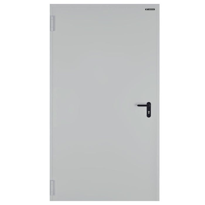 Drzwi techniczne Technical przeciwpożarowe EI60 80 lewe RAL 7035