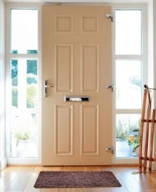 Wycieraczka tekstylna Seria 600, 40X60 cm brązowa 1