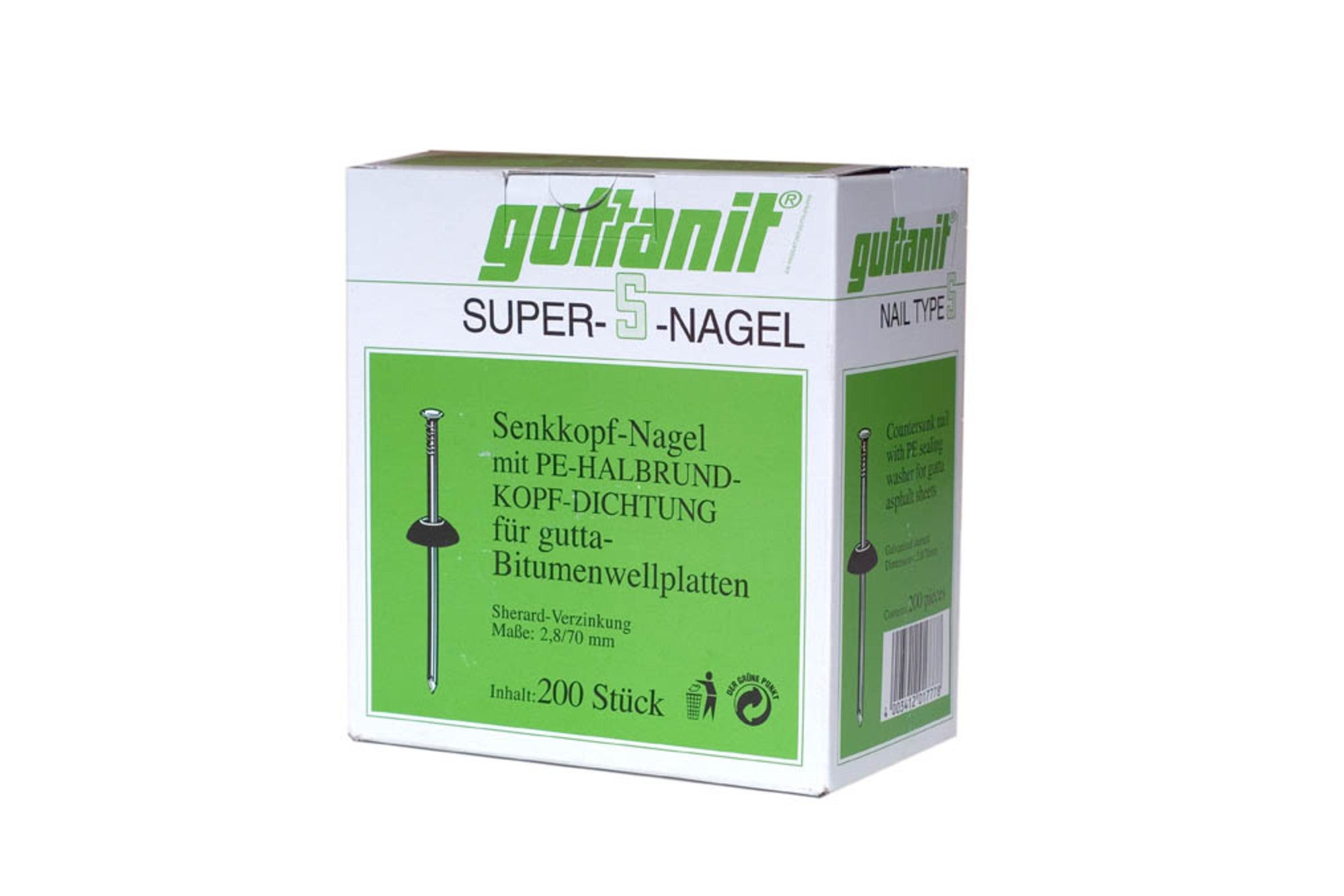 Gwoździe EVO czerwone 200 szt. 