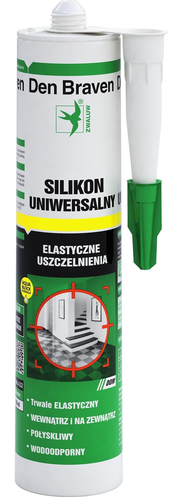 Silikon Den Braven brązowy 280ml 0