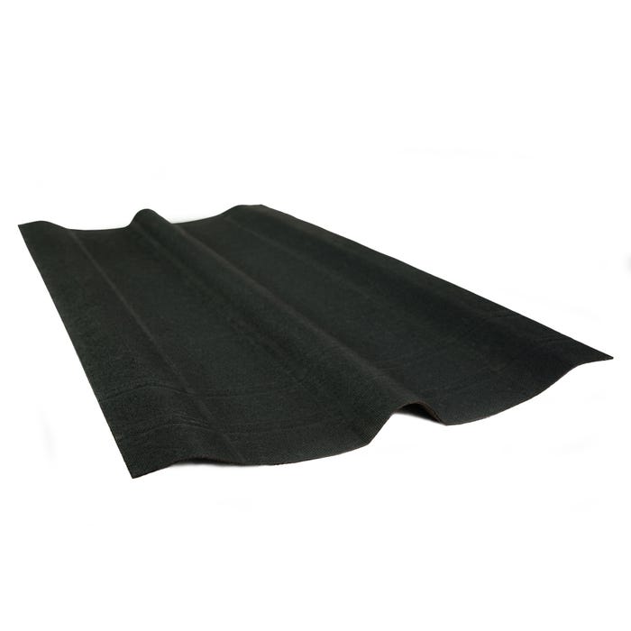 Gąsior kalenicowy Onduline, czarny wym. 1,00x0,48 m, zakład 12 cm, waga 1,2 kg