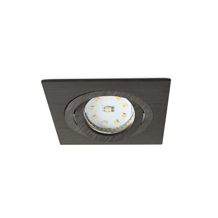 Oczko ruchome OH28 matowy czarny GU10