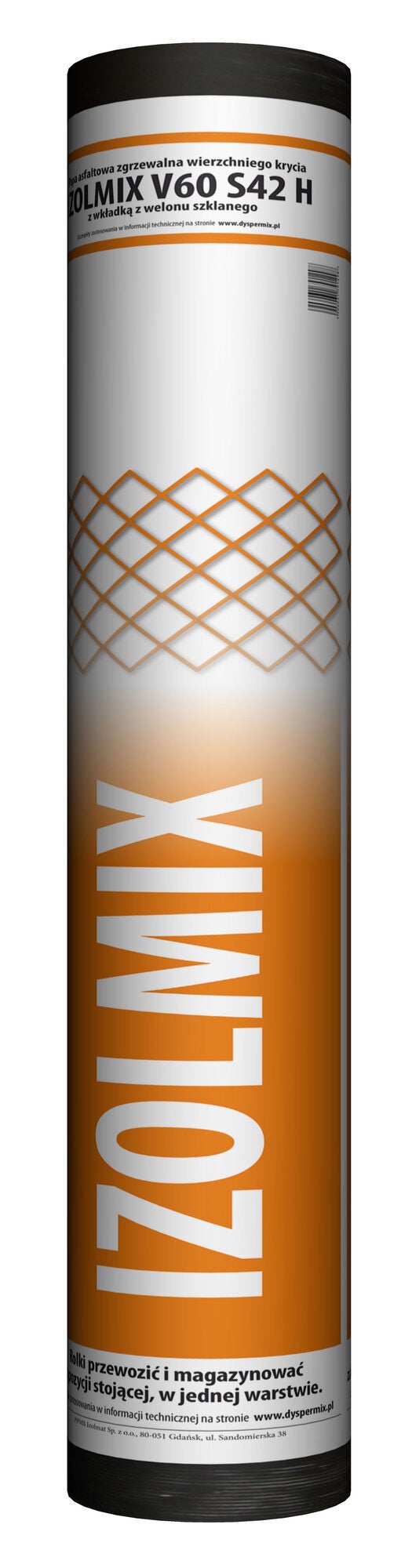 Papa wierzchniego krycia IZOLMIX V60 S42 H zgrzewalna 7.5 m2 1