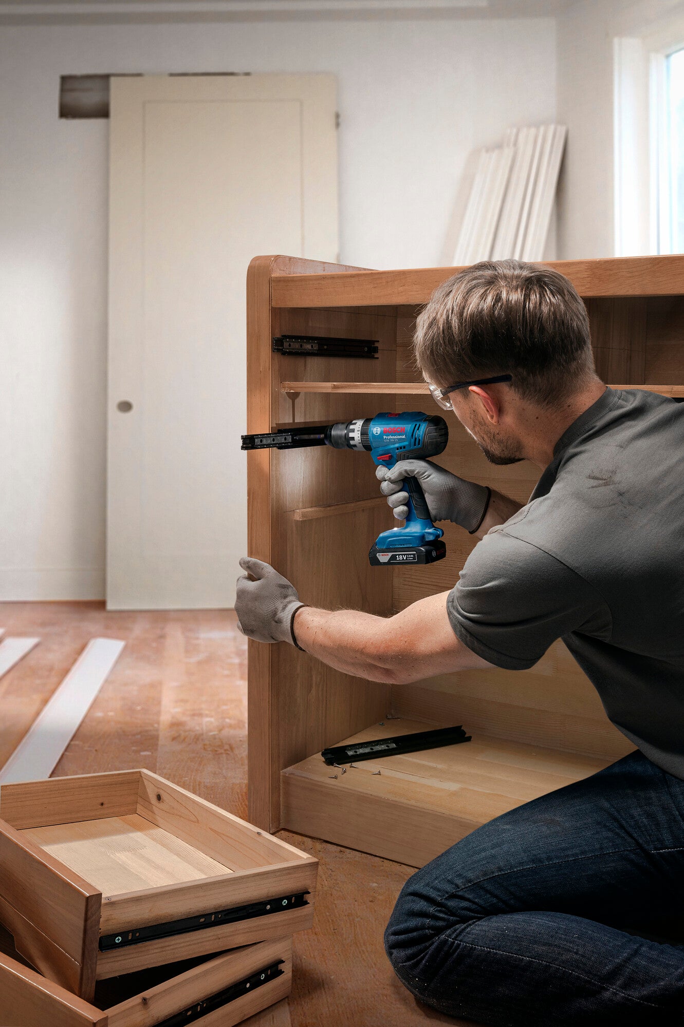 Wiertarko-wkrętarka akumulatorowa 18 V, BOSCH GBH 18V-25 3