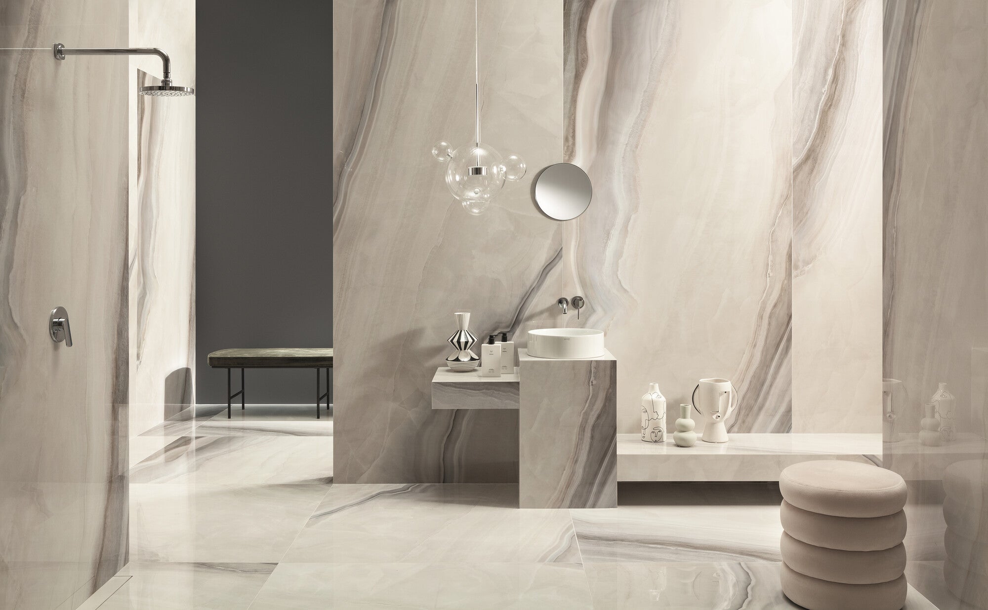 Gres szkliwiony polerowany White Opal 60x60 cm 1.43 m2 4