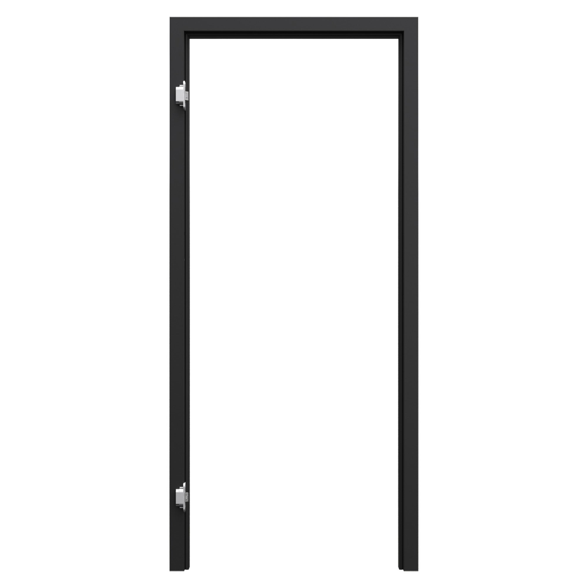 Ościeżnica stalowa Porta System Elegance 146-170 70 lewa czarny mat