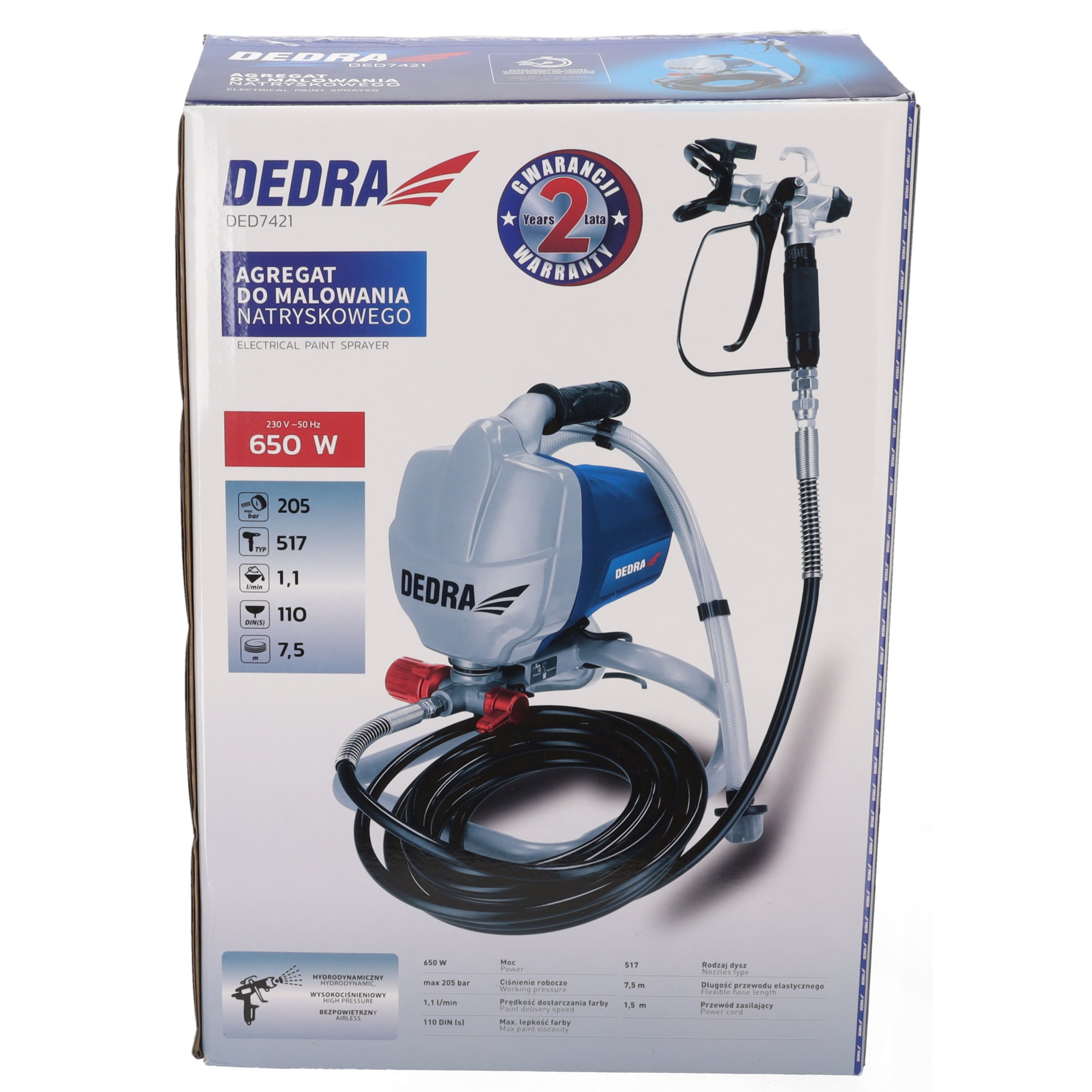 Agregat malarski DED7421 Dedra 2