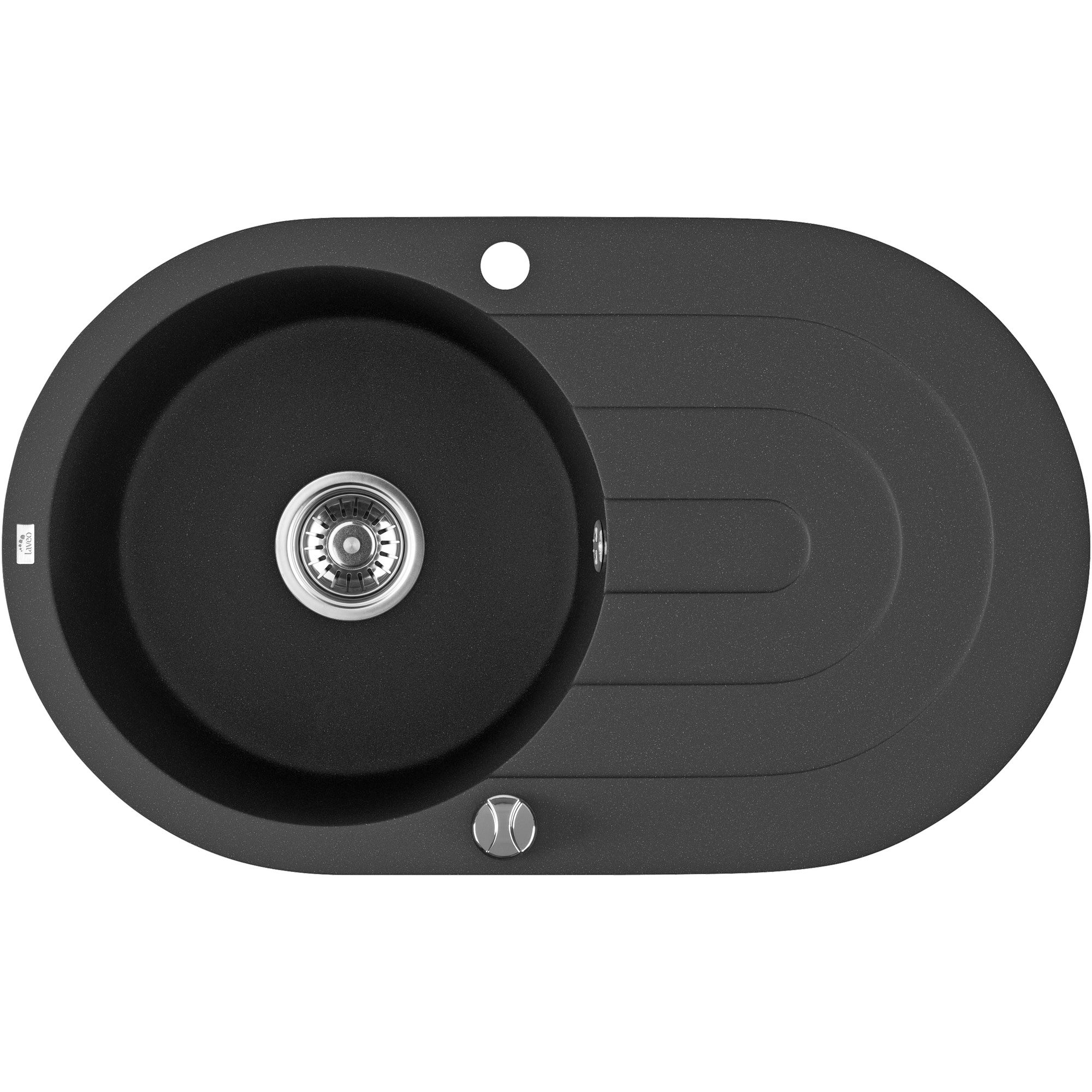 Zlewozmywak granitowy Laveo Dafne 47 x 78 cm 