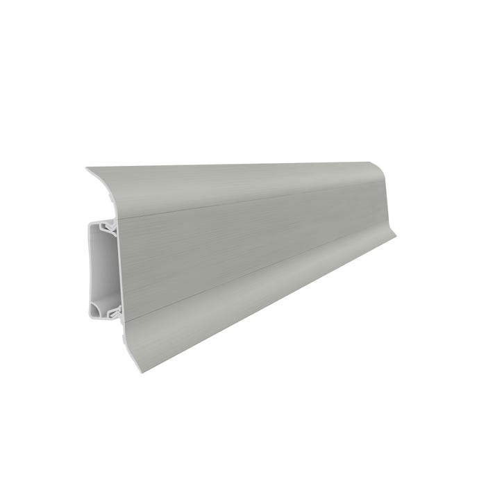 Listwa przypodłogowa Izzi 763 2500x55x21mm Argento