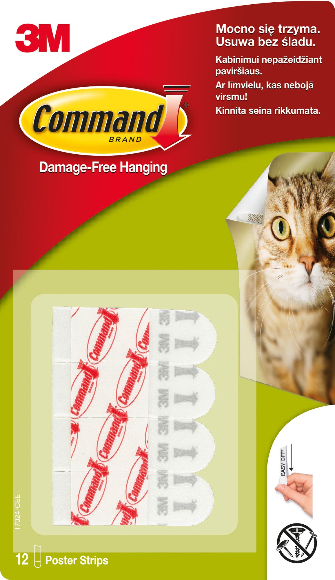 Paski wymienna Command 12 szt.