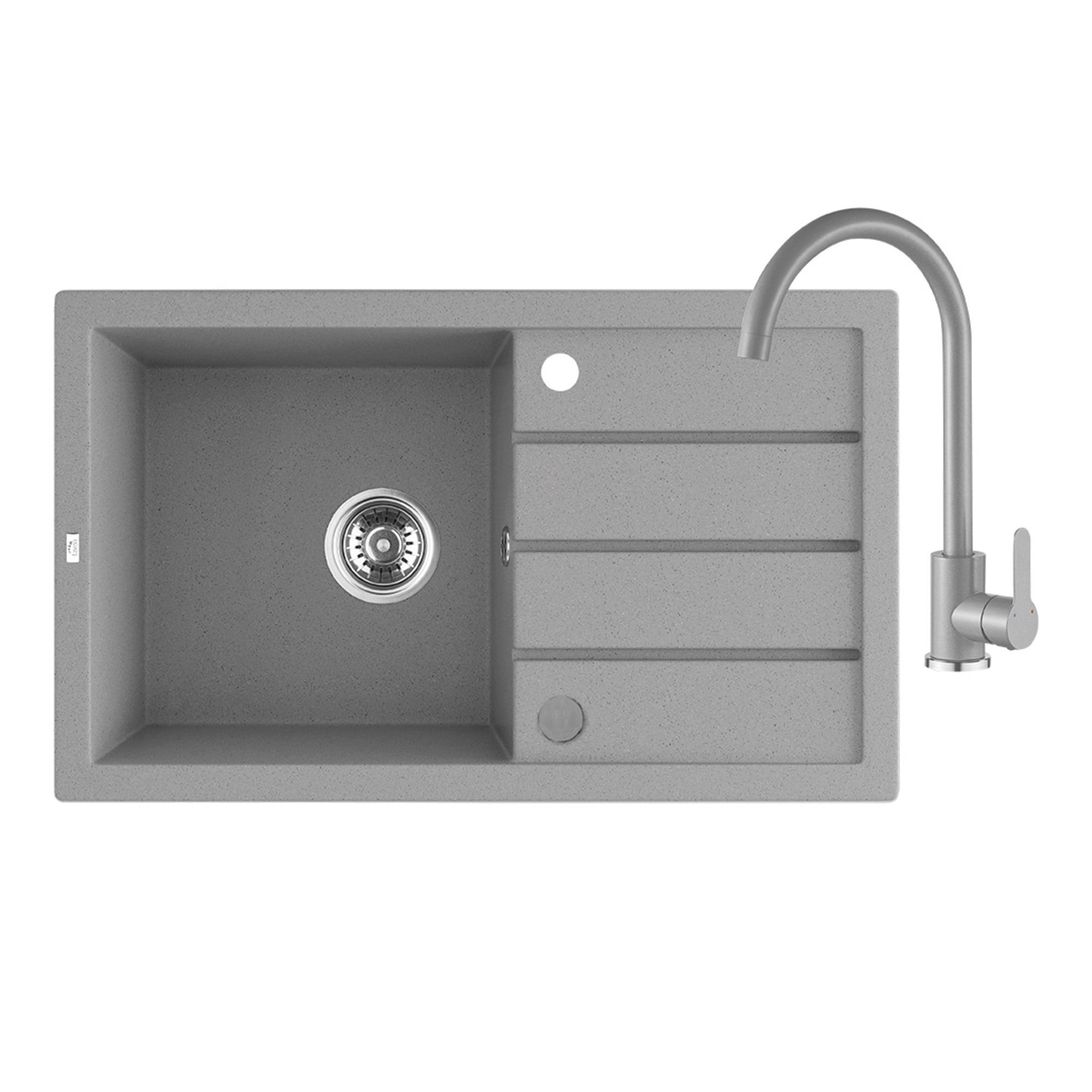 Zlewozmywak granitowy podtynkowy Laveo 