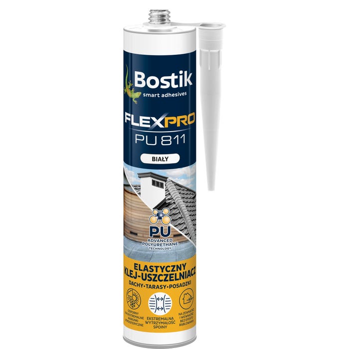 Klej poliuretanowy Bostik FlexPro PU811 biały 300ml