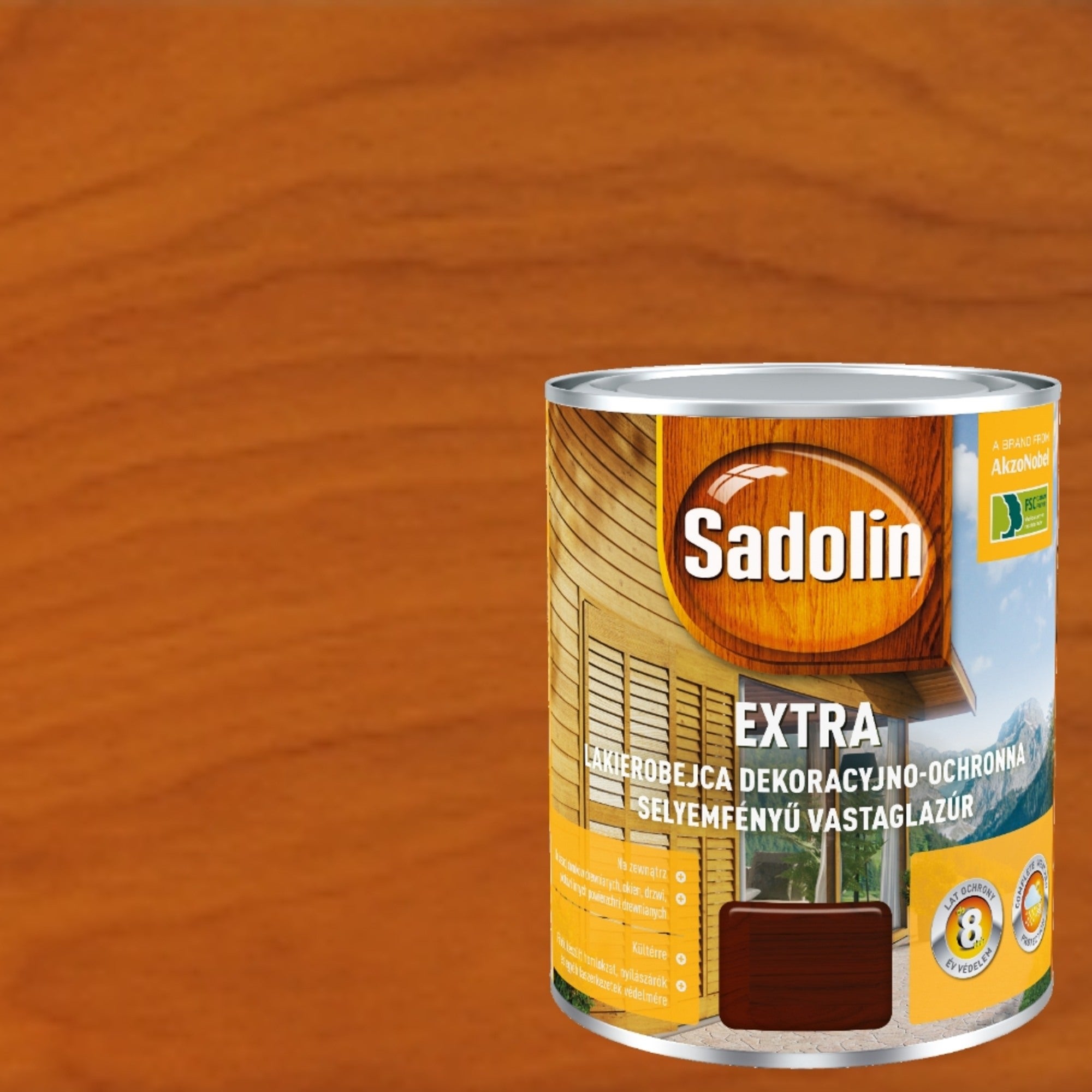 Lakierobejca Sadolin Extra mahoń 5l 0