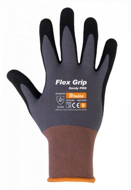 Rękawice powlekane nitrylem FLEX GRIP SANDY PRO Bradas, rozm. 9 (L)