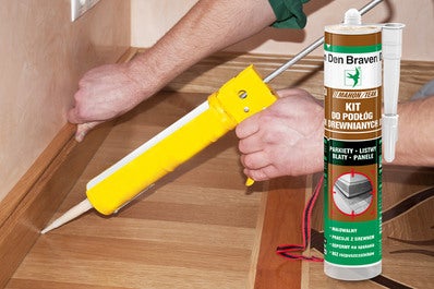 Kit do podłóg drewnianych Den Braven mahoń/teak 280ml 2