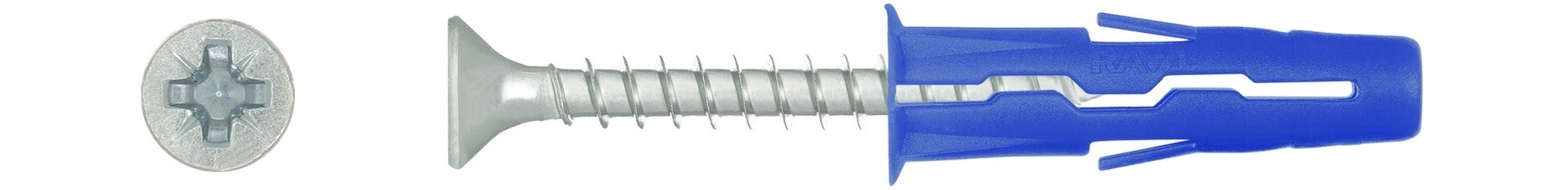 Kołek uniwersalny UNO 8x32 mm z wkrętem (40 szt.)