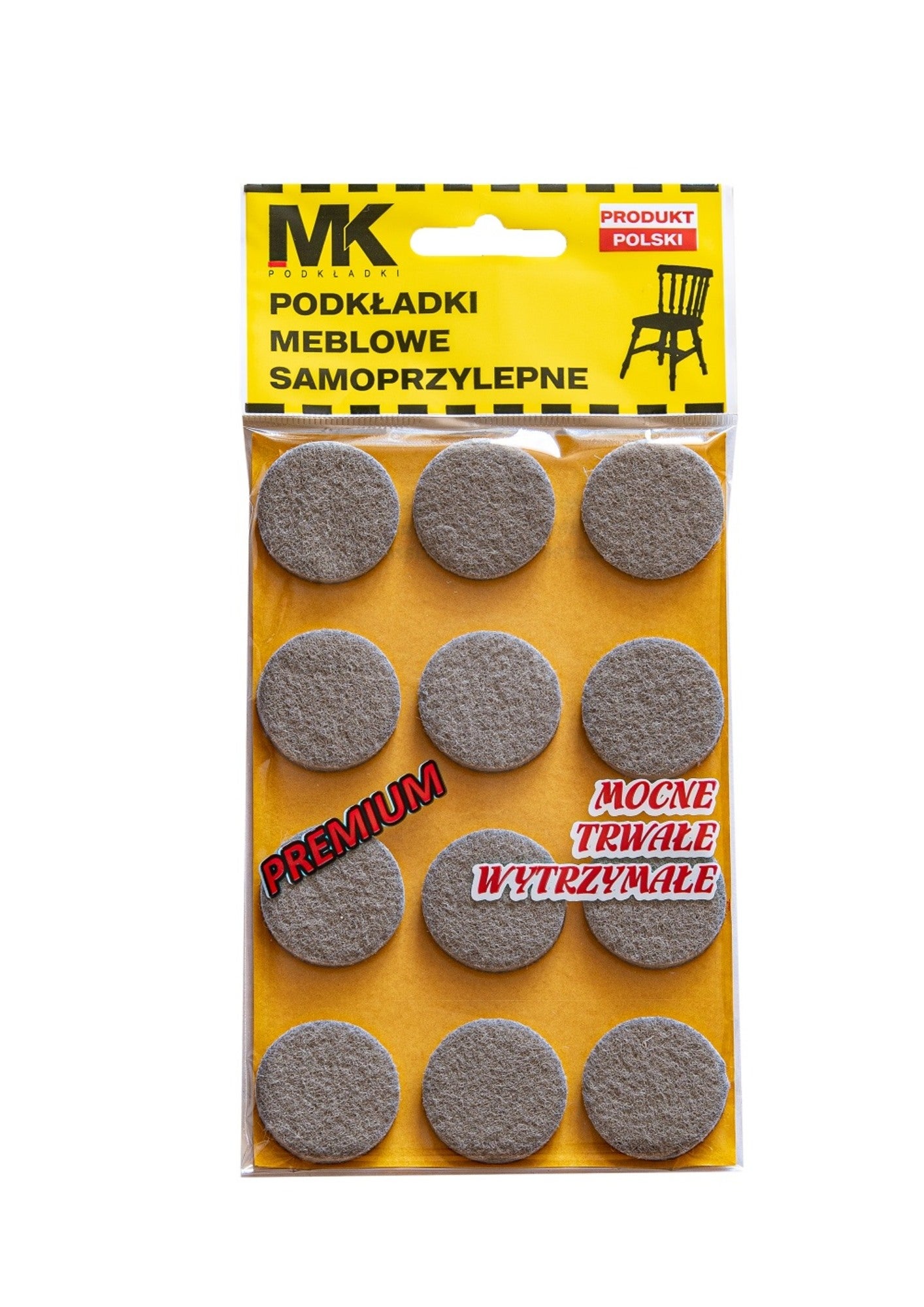Podkładki filcowe premium Ø 28 grafit 0