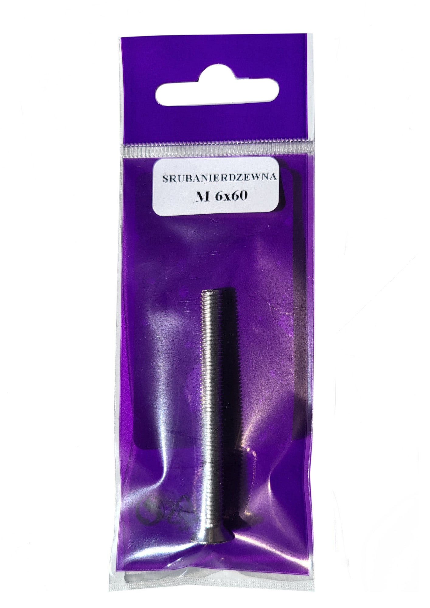 Śruba do sitek nierdzewna 6x60 mm szt. 