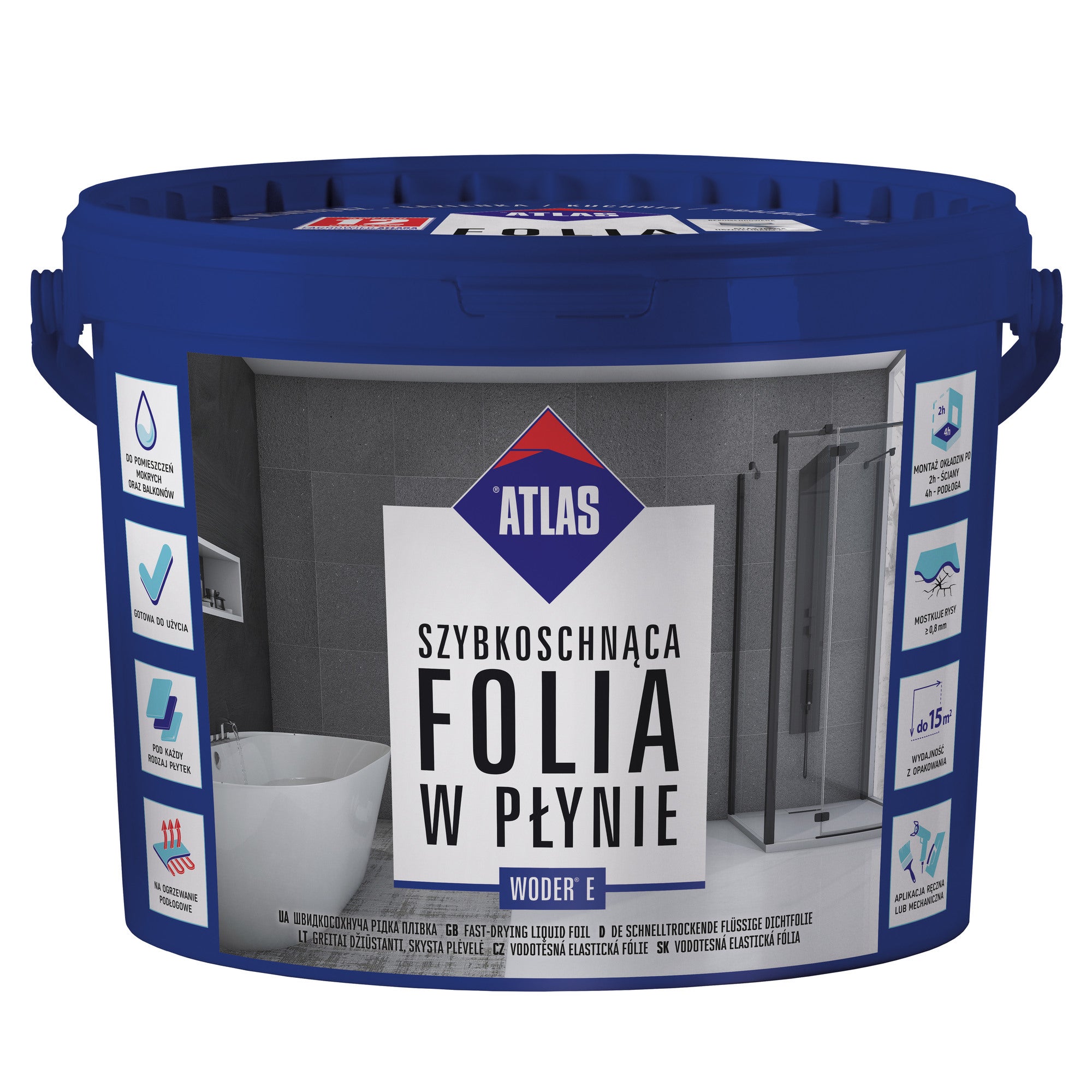 Szybkoschnąca folia w płynie Atlas 15 kg