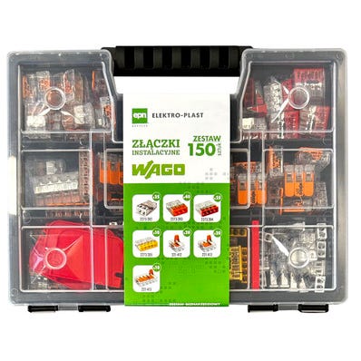 Zestaw szybkozłączek WAGO mix 150szt