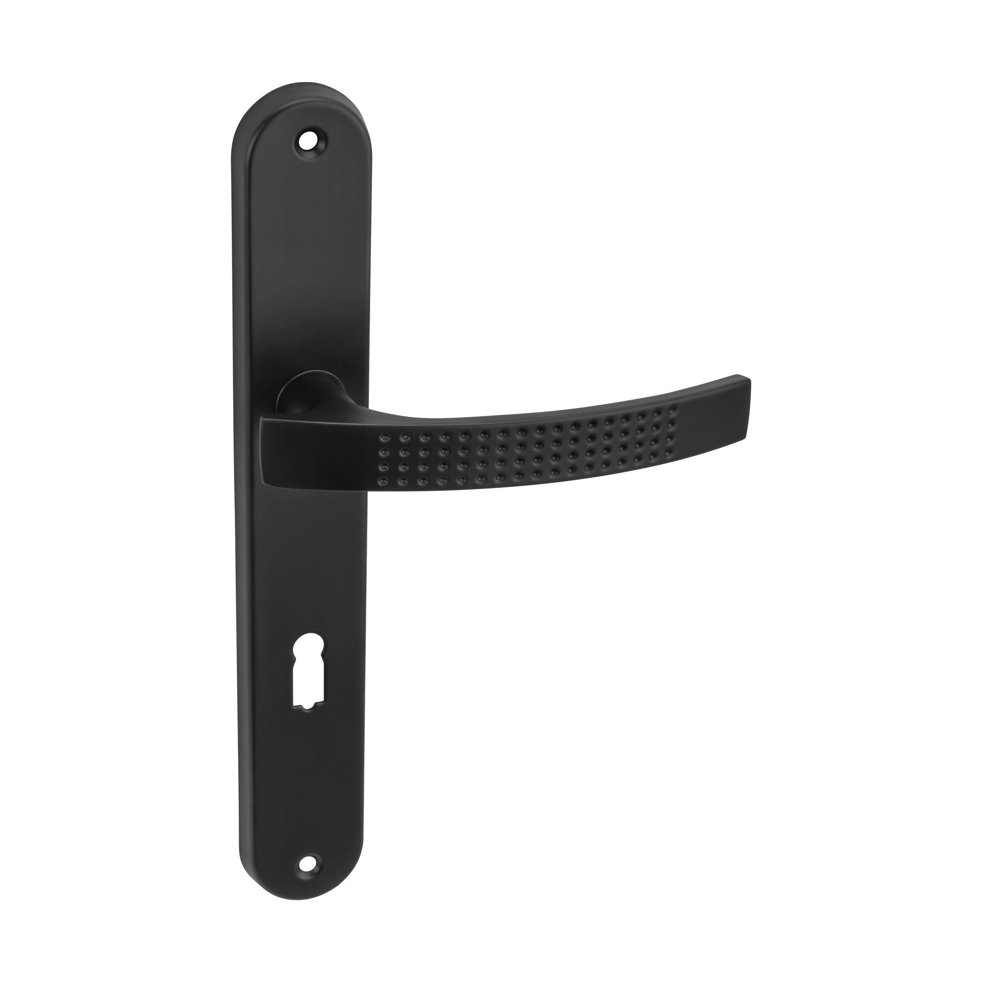 Klamka AMB Argo 72 mm na klucz czarna