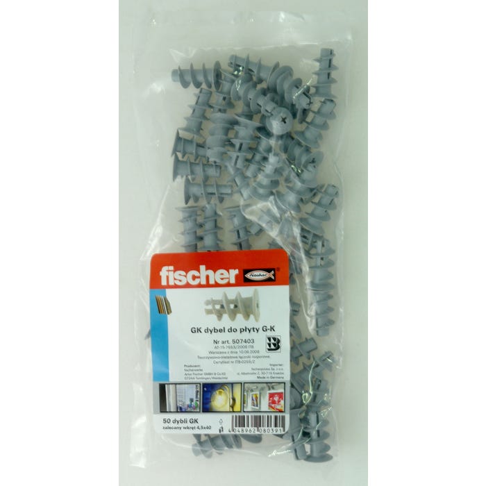 Kołek do płyt g-k 22 mm (50 szt.)