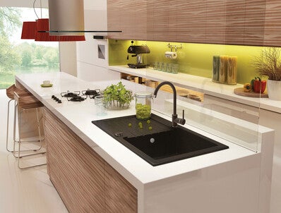 Zlewozmywak granitowy Deante Zorba 44 x 76 cm  1