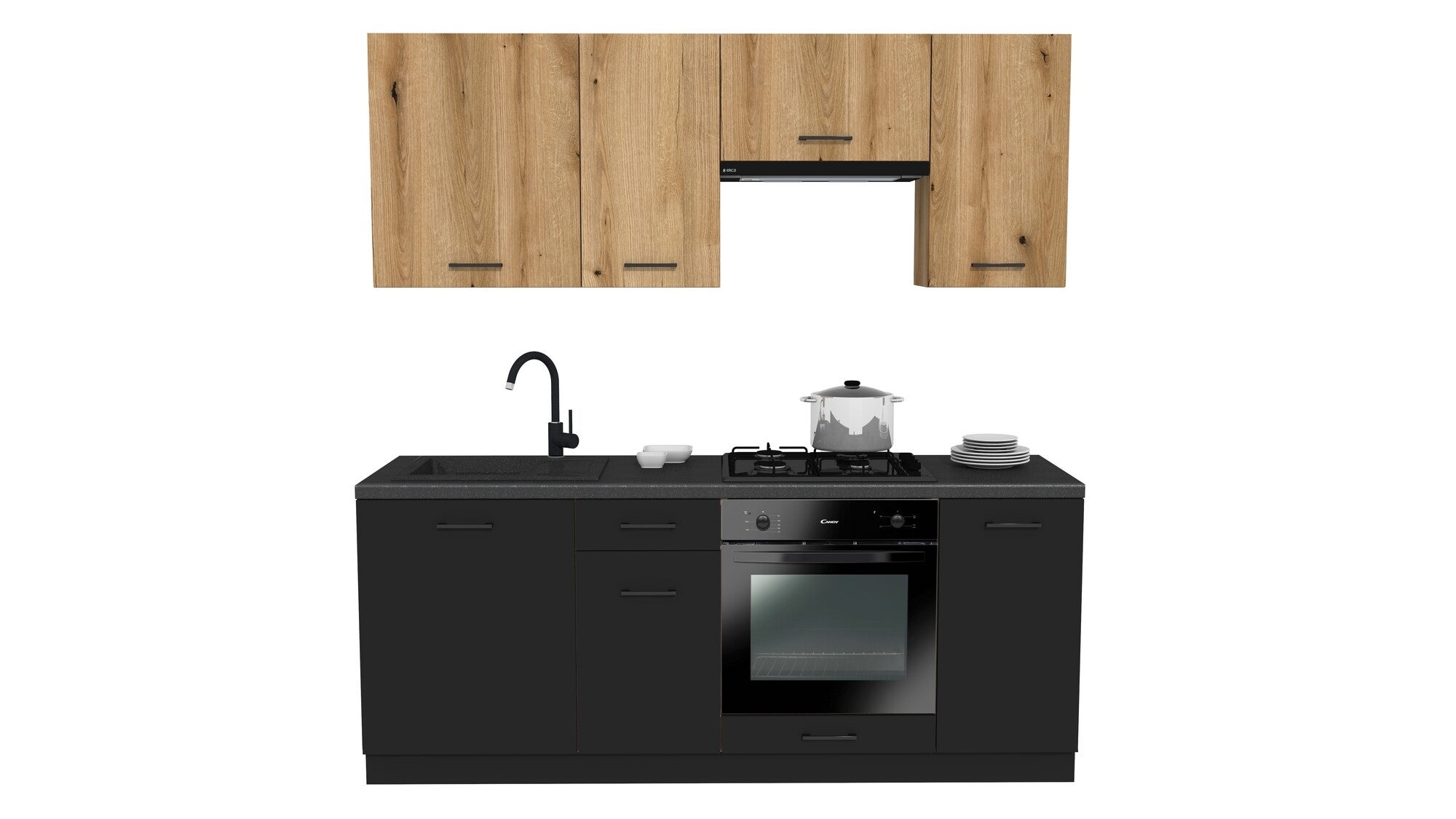 Cokół z uszczelką płyta czarny 507x150 2 szt. 1