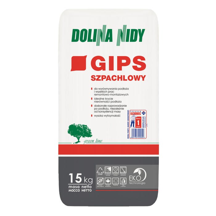 Gips szpachlowy Dolina Nidy 15 kg