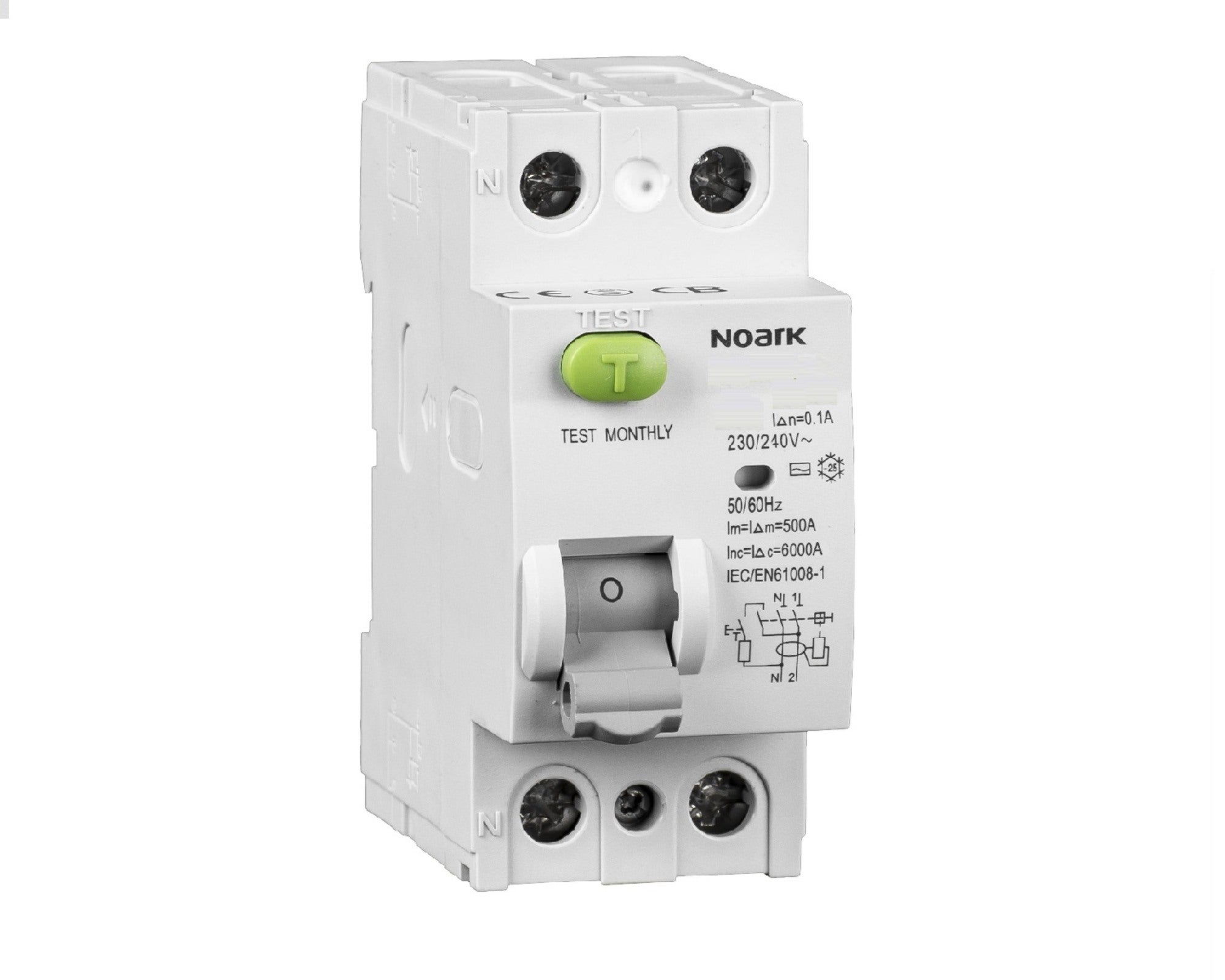 Włącznik różnicowo proądowy 2P 25A 30mA A 108349 NK