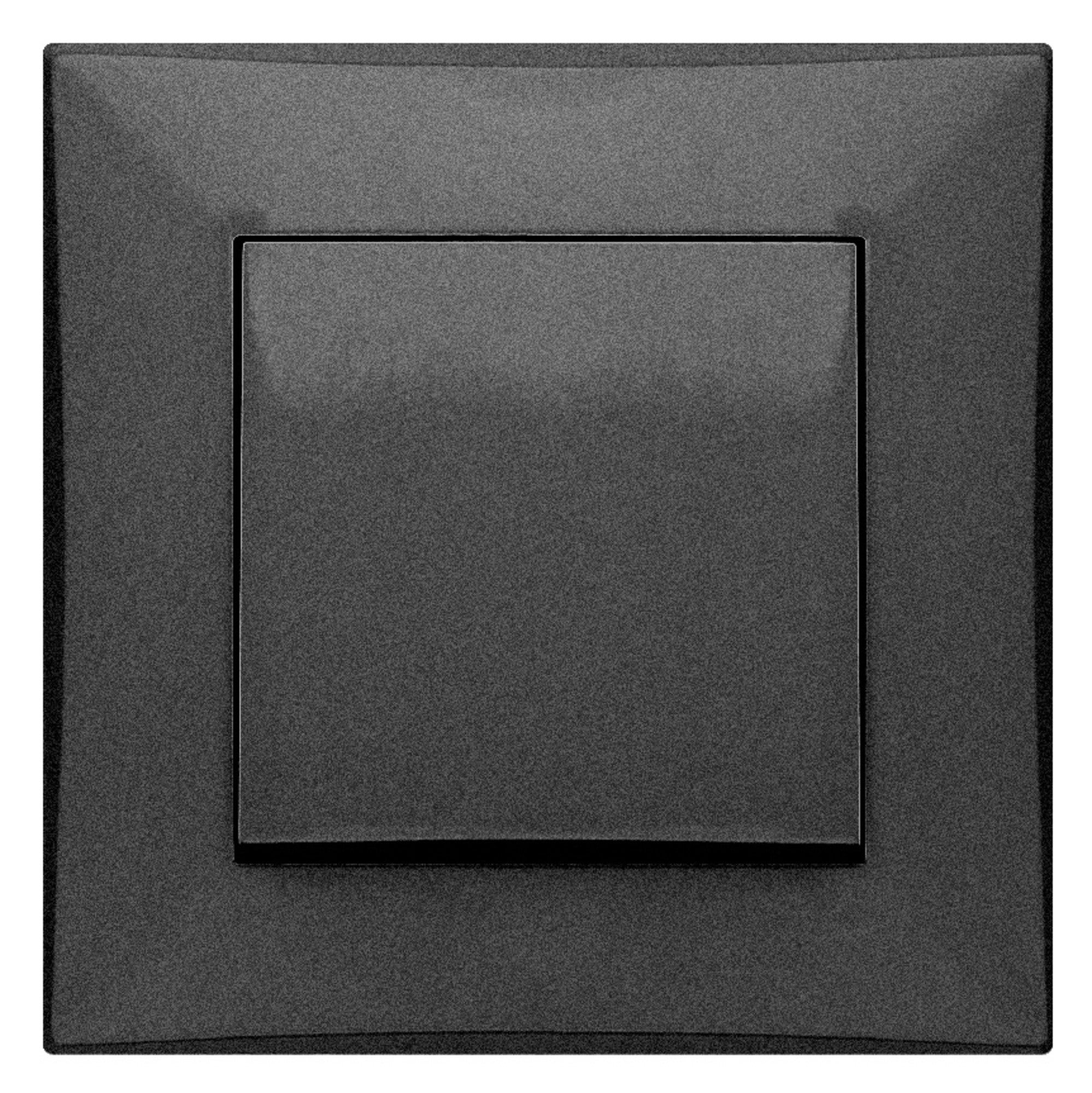 Elektroplast Lorente grafit łącznik pojedynczy z ramką 1