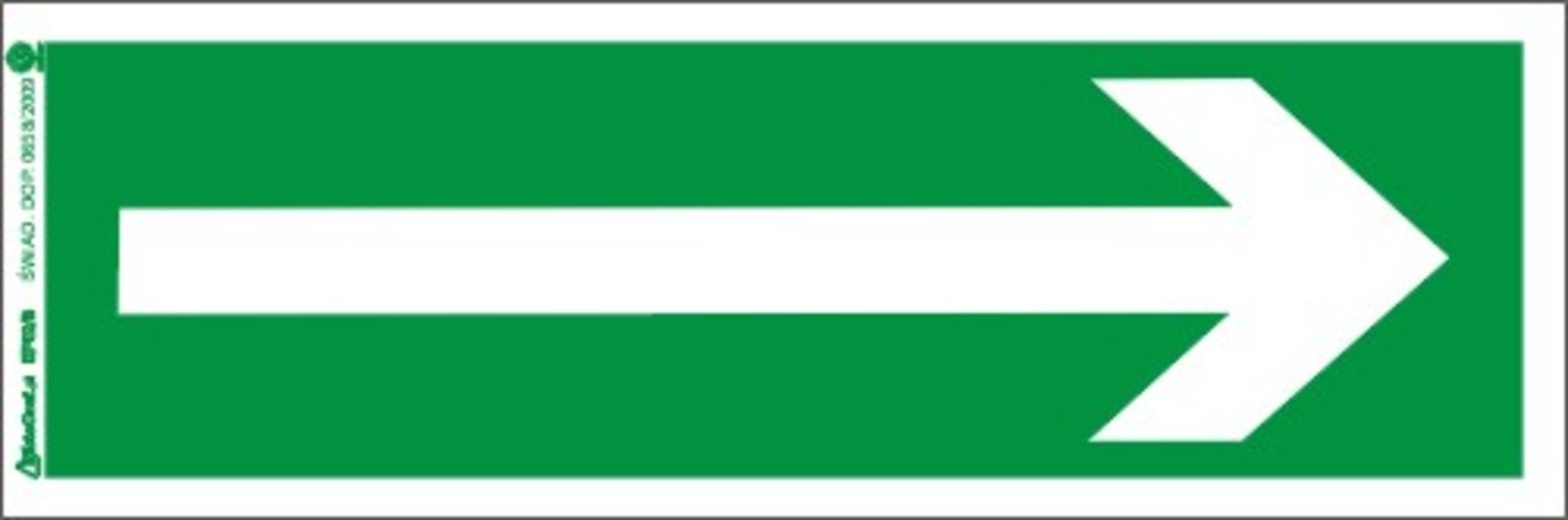 Znak informacyjny STRZAŁKA 103 B PF