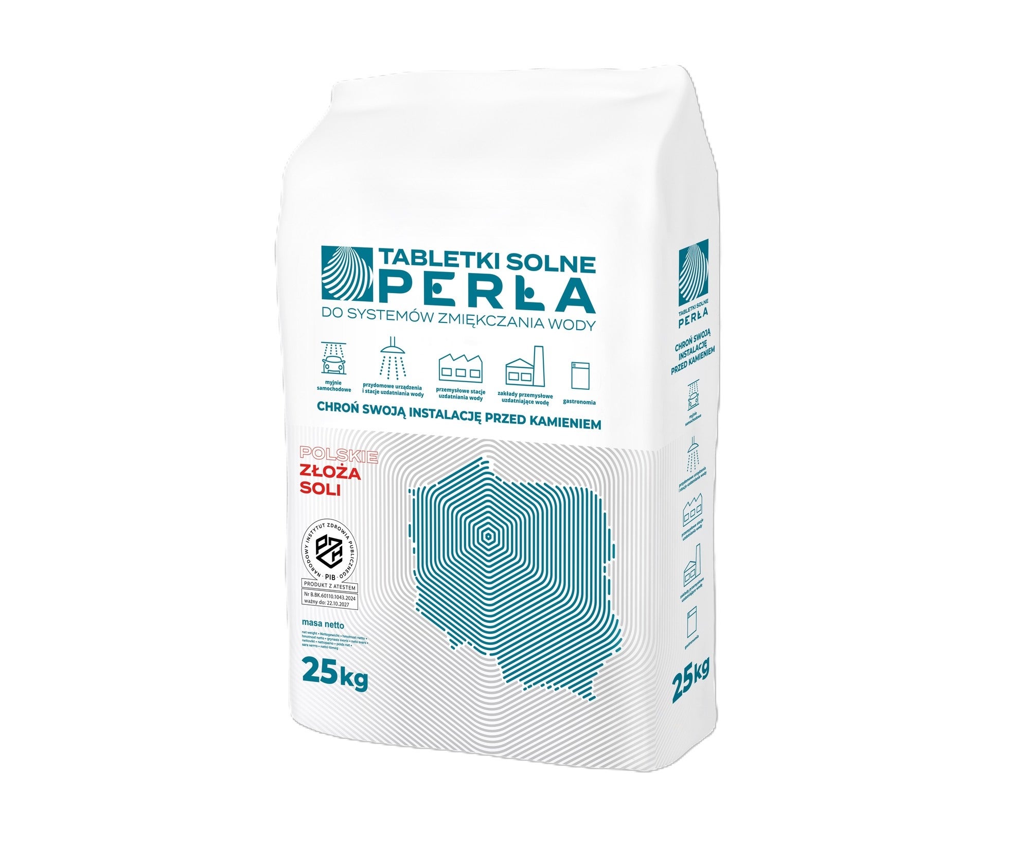 Sól zmiękczająca w tabletkach Perła 25kg