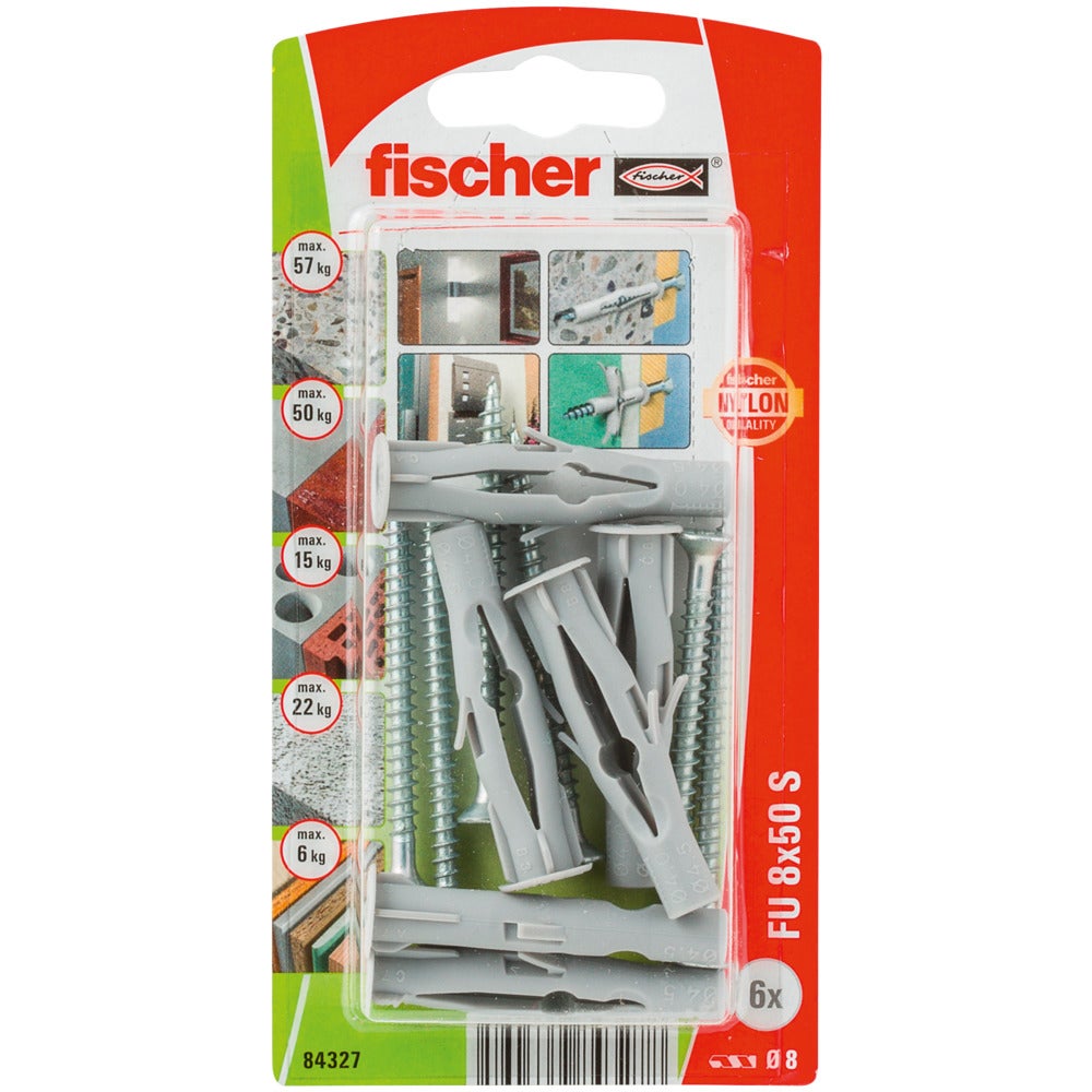 Kołek uniwersalny Sk z wkrętem Fu 8.0x50 mm 1