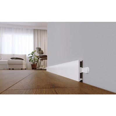 Listwa przypodłogowa STIQ XL stx810 2200x80x15 mm biała
