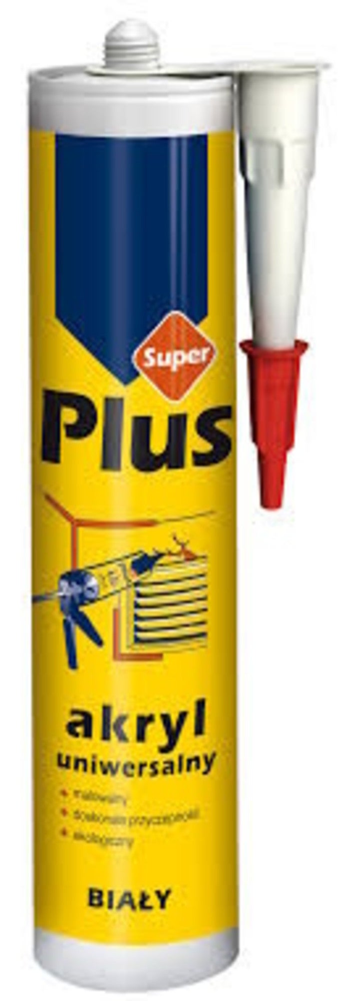 Akryl uniwersalny Super Plus biały 280 ml