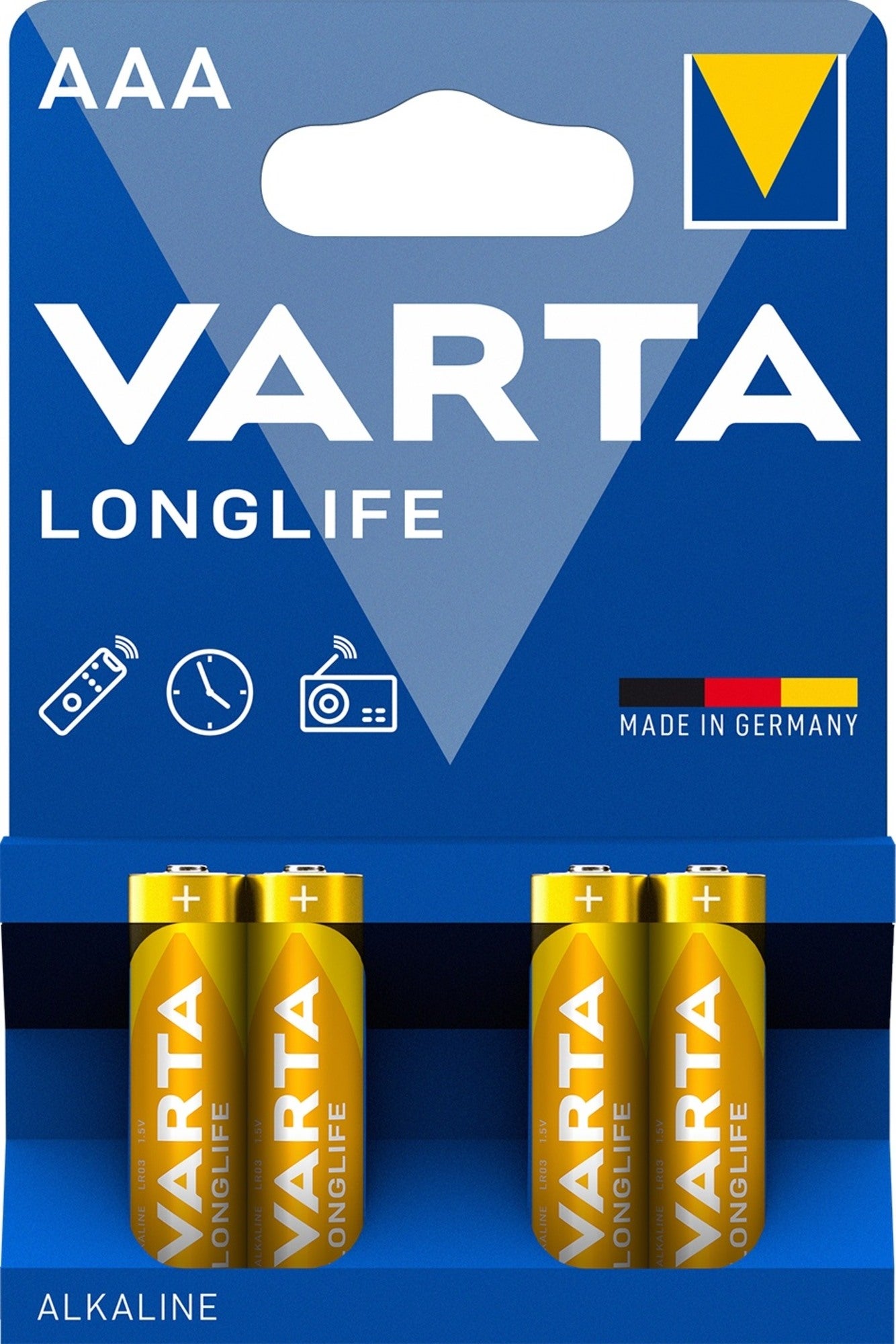 Bateria Varta Longlife LR03 (AAA) 1,5V 4szt 0