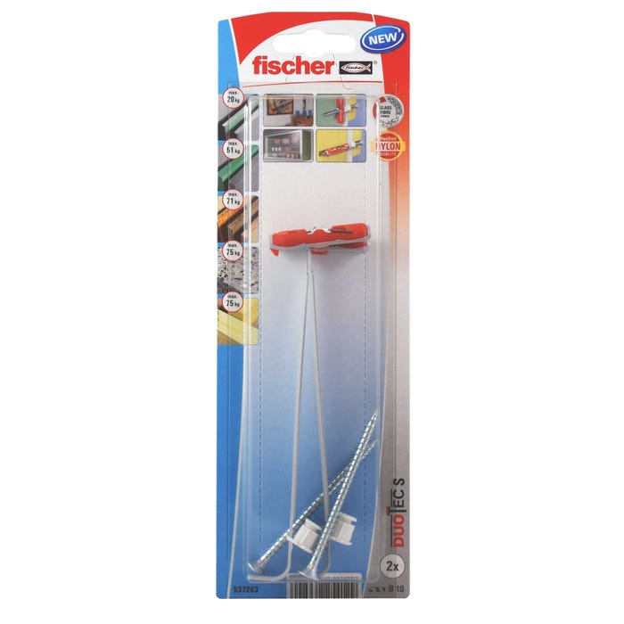 Kołek zaciskowy Duotec z wkrętem 5.0x70 mm